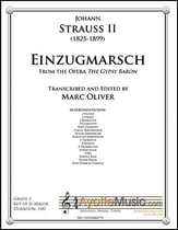 Entry March (Einzugmarsch) from The Gypsy Baron Concert Band sheet music cover